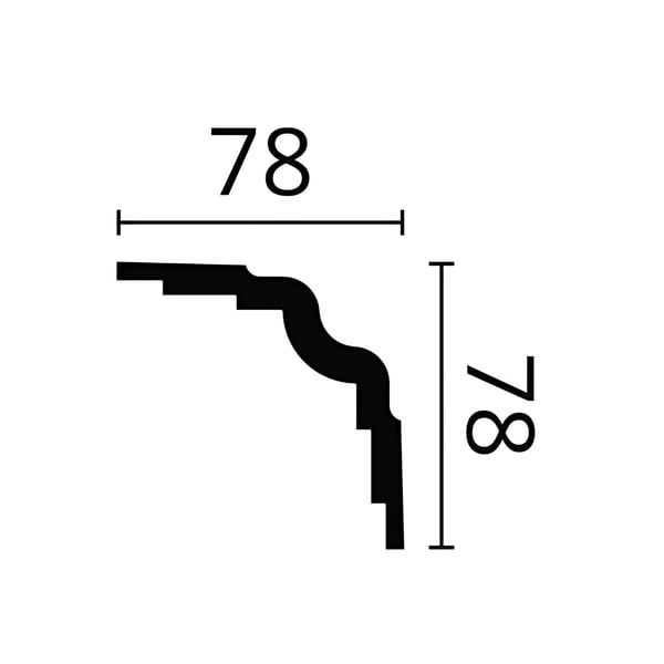 Kattolista NMC WALLSTYL WT25-box 1 laatikko kanssa 13 listat 26 m