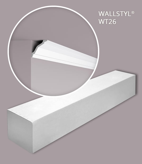 Kattolista NMC WALLSTYL WT26-box 1 laatikko kanssa 17 listat 34 m