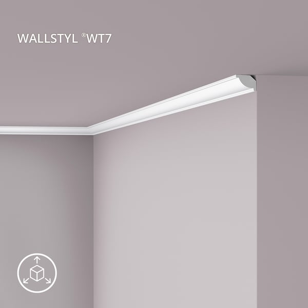 Kattolista NMC WALLSTYL WT7-box 1 laatikko kanssa 50 listat 100 m