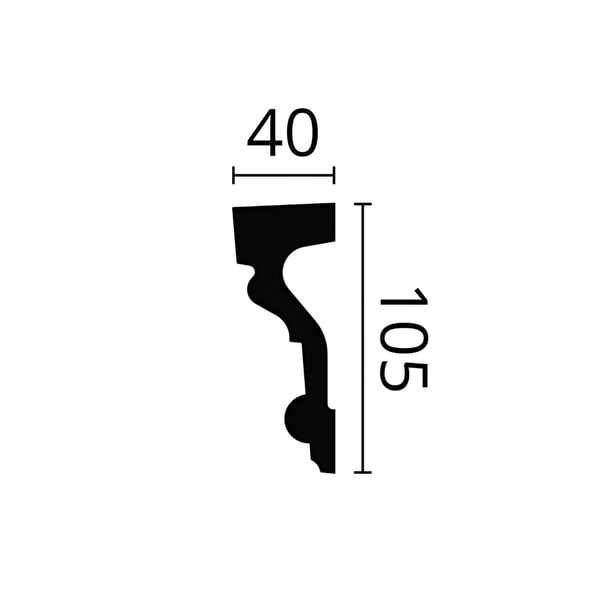 Peitelista NMC ARSTYL Z1-box 1 laatikko kanssa 21 listat 42 m