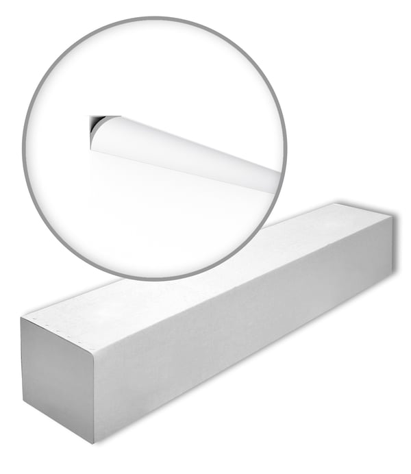 Taklist NMC NOMASTYL NE1 PURE-box-10 1 låda innehåller 10 lister 20 m
