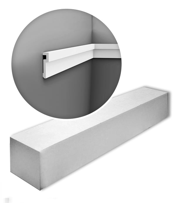 Peitelistat Orac Decor MODERN PX198-box 1 laatikko kanssa 24 listat 48 m