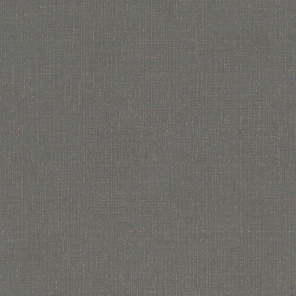 Non woven-tapet metalliska höjdpunkter Profhome 386941-GU lätt texturerad matt färg antracit koppar mörkgrå 5,33 m2