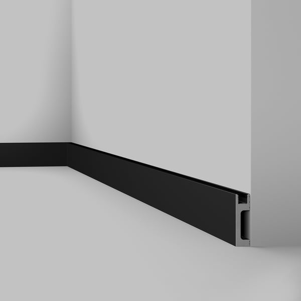 Jalkalista NMC WALLSTYL IL10 BLACK tyyli moderni