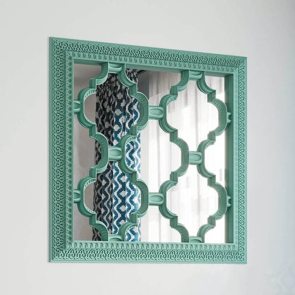3D vægpanel Profhome 159503 Vægpanelering Zireelement marokkansk stil hvid 49,9 x 49,8 cm