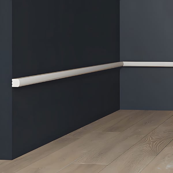 Peitelista Profhome 651809 Friisilista Stukkolista Koristelista modernissa tyylissä valkoinen 2 m