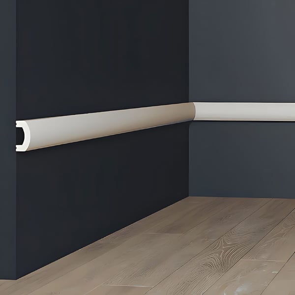 Peitelista Profhome 651815 Friisilista Stukkolista Koristelista modernissa tyylissä valkoinen 2 m