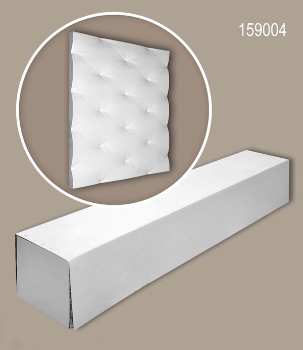 Profhome 159004-box 1 kasse 4 paneler 3D vægpanel Vægpanelering design moderne | 1,44 m2