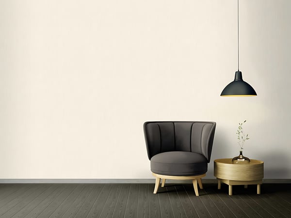Ikke-vævet tapet træ imitation Profhome 370525-gu lidt tekstureret mat färg beige creme 7,04 m2