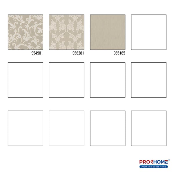 Tekstiltapet barok Profhome 954901-gu tekstureret mat färg beige sølv 5,33 m2