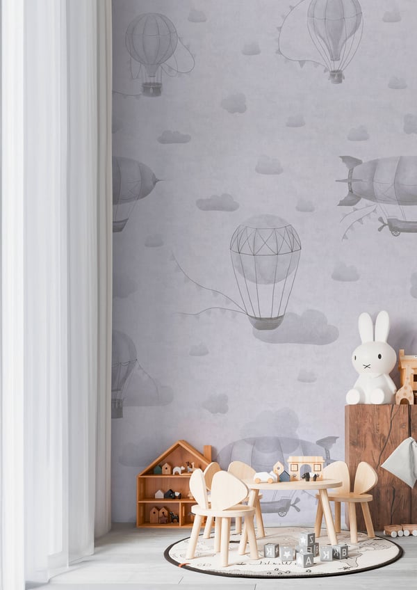 Valokuvatapetti Profhome 770612-GU kuitutapetti sileä lapset tapetti mat harmaa tummanharmaa 1,59 m x 2,8 m