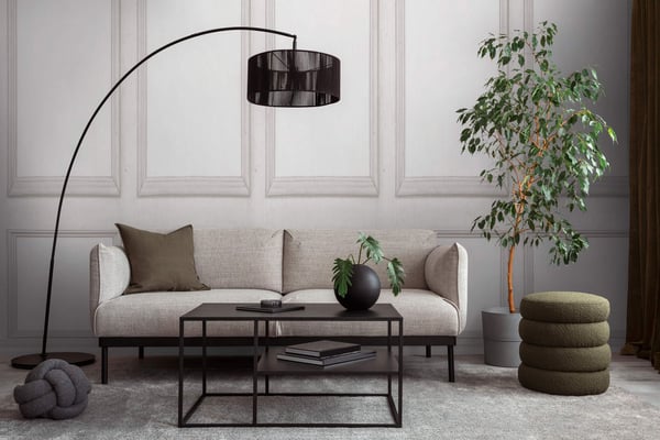 Foto tapet Profhome 398071-GU varmt stemplet ikke-vævet tapet lidt tekstureret 3D mat grå hvid grå silke 1,59 m x 2,8 m