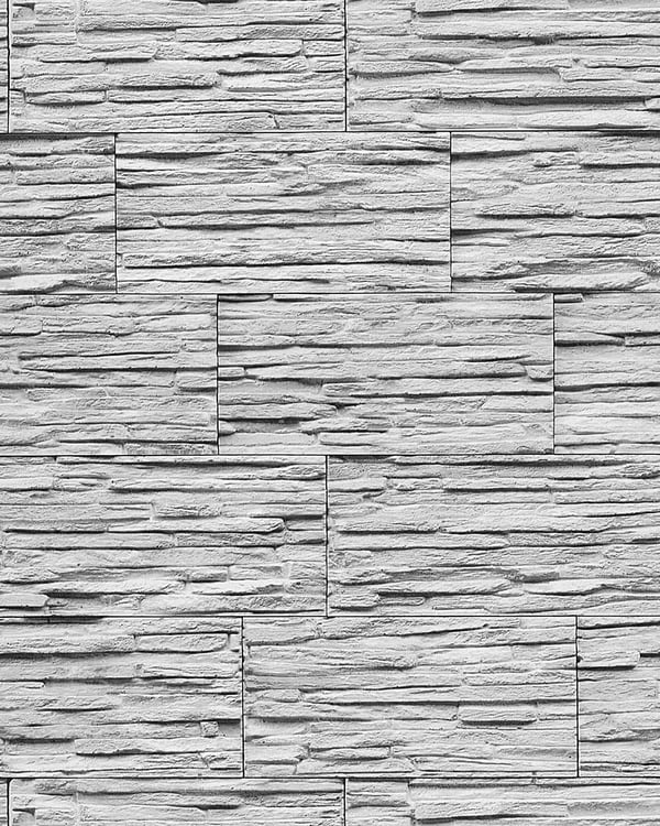 Tapet sten utseende EDEM 1003-32 texturerad glansigt färg grå agatgrå ljus grå 5,33 m2