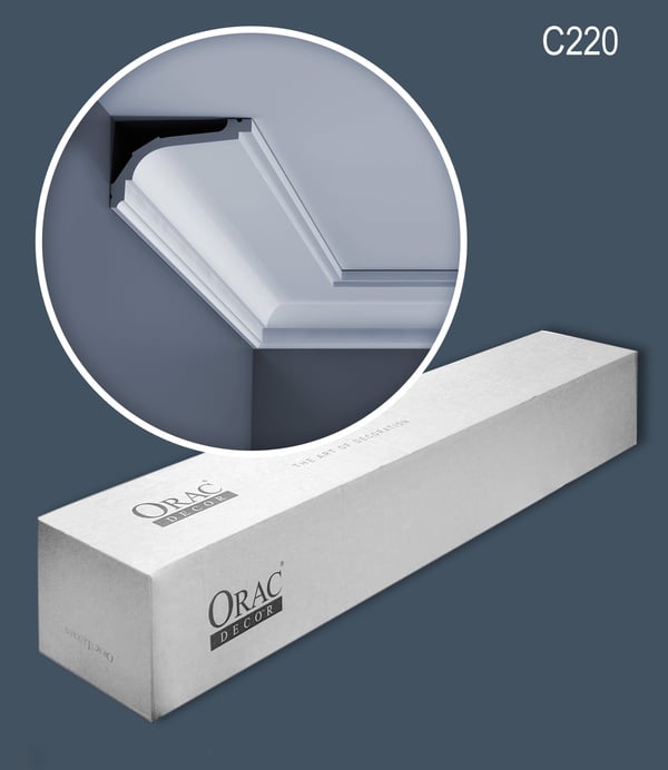Kattolistat Orac Decor LUXXUS C220-box 1 laatikko kanssa 15 listat 30 m
