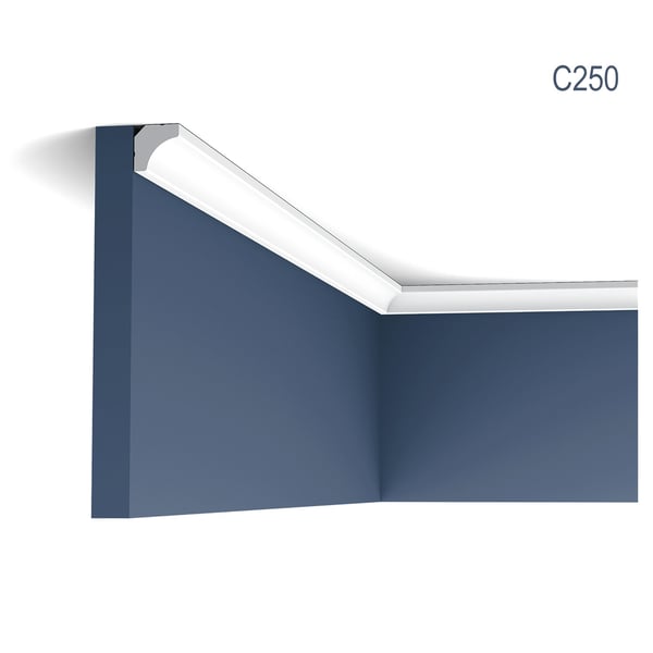 Kattolistat Orac Decor LUXXUS C250-box 1 laatikko kanssa 55 listat 110 m