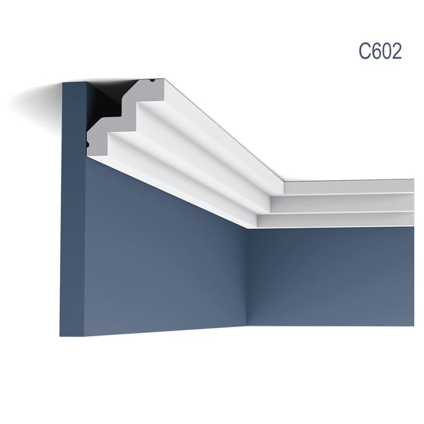 Kattolistat Orac Decor LUXXUS C602-box 1 laatikko kanssa 26 listat 52 m