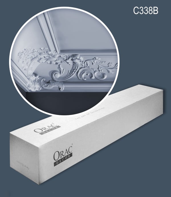 Kattolistat Orac Decor LUXXUS C338B-box 1 laatikko kanssa 6 listat 12 m