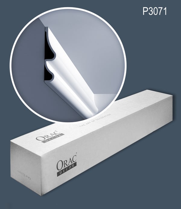 Peitelistat Orac Decor ULF MORITZ P3071-box 1 laatikko kanssa 4 listat 8 m