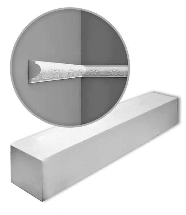 Peitelistat Orac Decor LUXXUS P3020-box 1 laatikko kanssa 15 listat 30 m