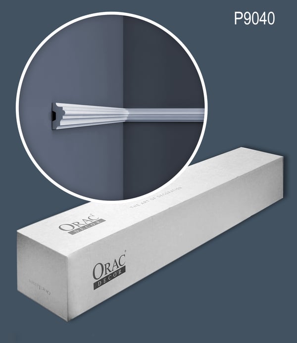 Peitelistat Orac Decor LUXXUS P9040-box 1 laatikko kanssa 20 listat 40 m