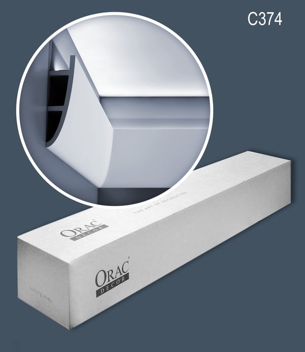 Kattolistat Orac Decor ULF MORITZ C374-box 1 laatikko kanssa 8 listat 16 m