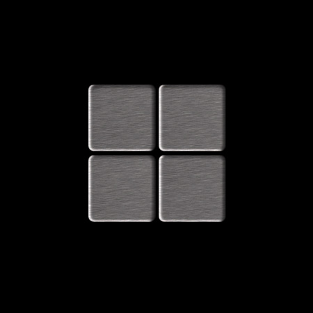 Metal mosaik Rustfrit stål ALLOY S-House-S-S-M poleret grå 1,04 m2