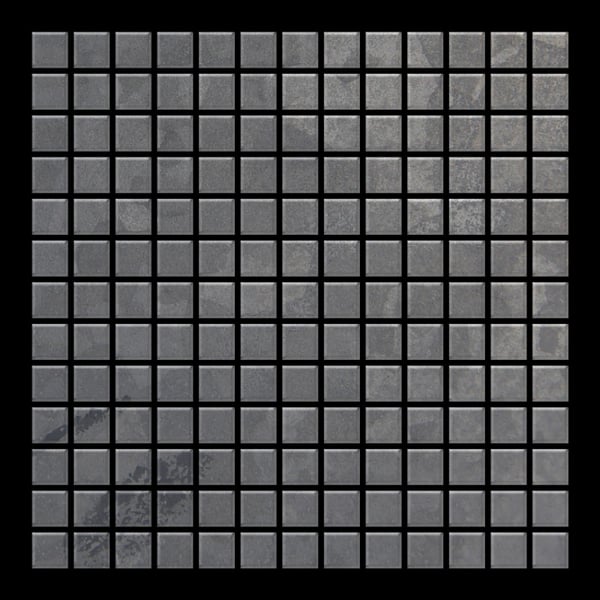Metal mosaik Rastål ALLOY S-House-BM rullende ark grå 1,04 m2