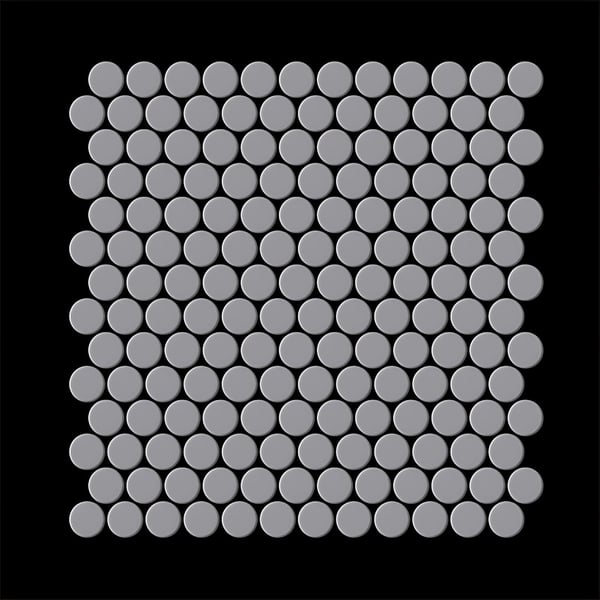 Metal mosaik Rustfrit stål ALLOY S-Karma-Ti-AB mat grå 0,88 m2
