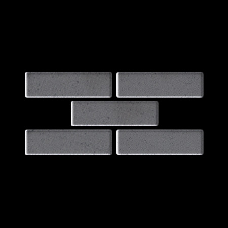 Metal mosaik Rastål ALLOY S-Kismet-Ti-AM rullende ark grå 0,88 m2