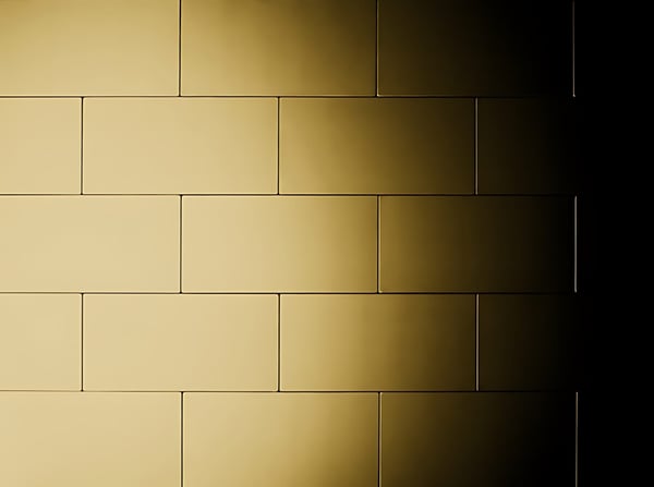 Metalli mosaiikki messinki ALLOY S-Kismet & Karma-Ti-GB valssattu kulta 0,58 m2