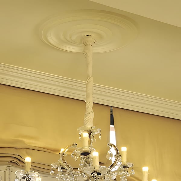Stuk rosette Orac Decor LUXXUS R09 stil klassisk