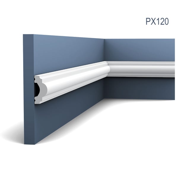 Peitelistat Orac Decor AXXENT PX120-box-10 1 laatikko kanssa 10 listat 20 m