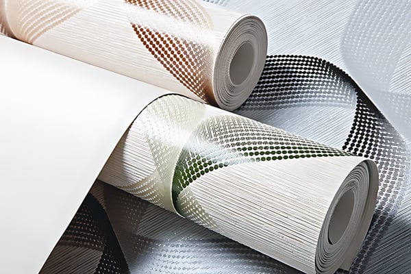 Tapet retro EDEM 1034-14 tekstureret glitrende farve fløde beige brun 5,33 m2