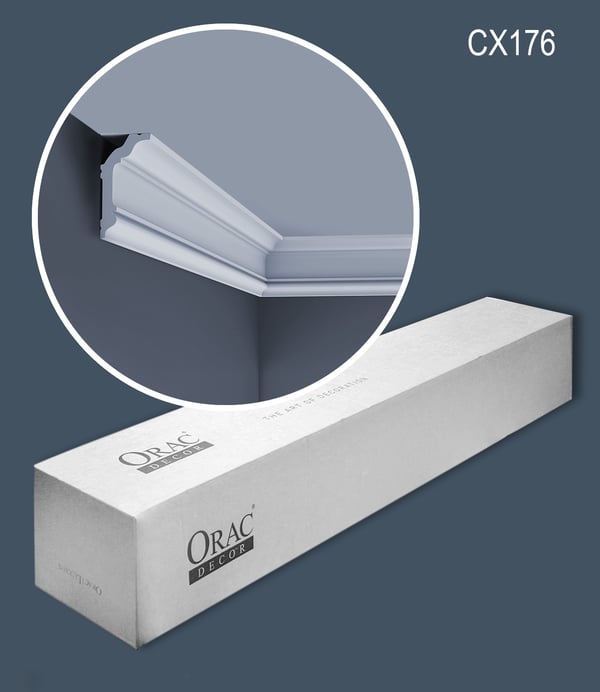 Kattolistat Orac Decor AXXENT CX176-box 1 laatikko kanssa 24 listat 48 m