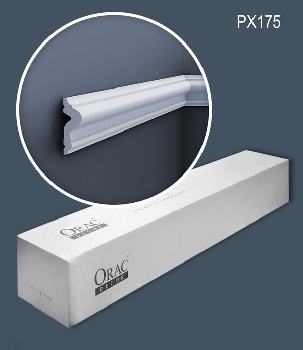 Peitelistat Orac Decor AXXENT PX175-box 1 laatikko kanssa 25 listat 50 m