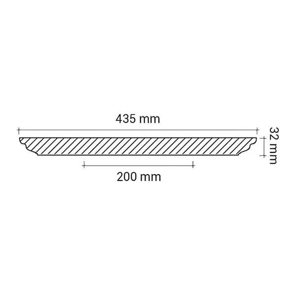 Stuk rosette Profhome 156004 stil Neo Empire