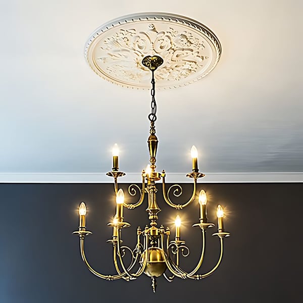 Stuk rosette Profhome 156025 stil Rokoko / Barok