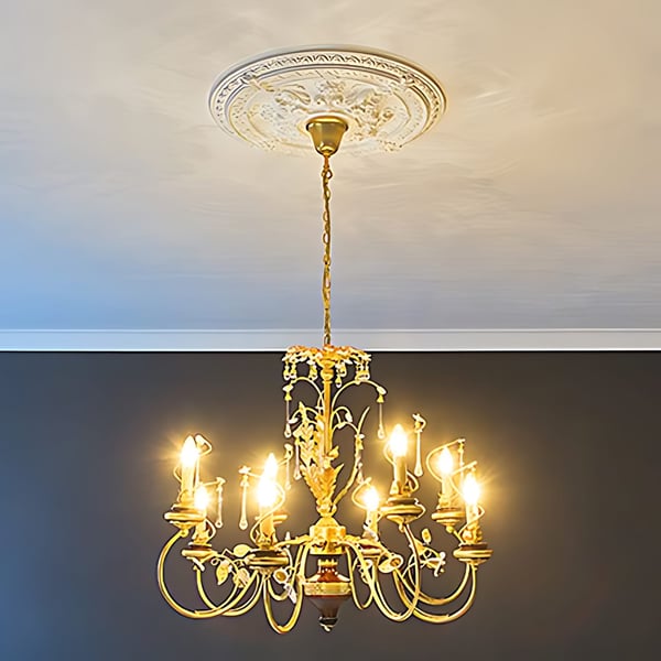 Stuk rosette Profhome 156039 stil Rokoko / Barok