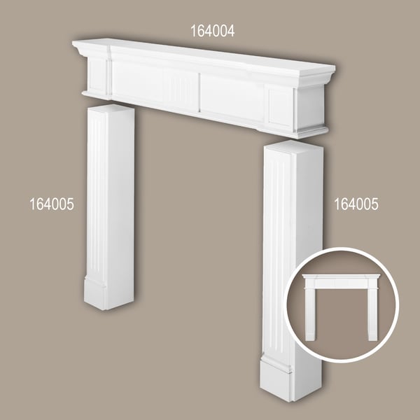 Dekorative pejs Profhome 164004 stil klassisk