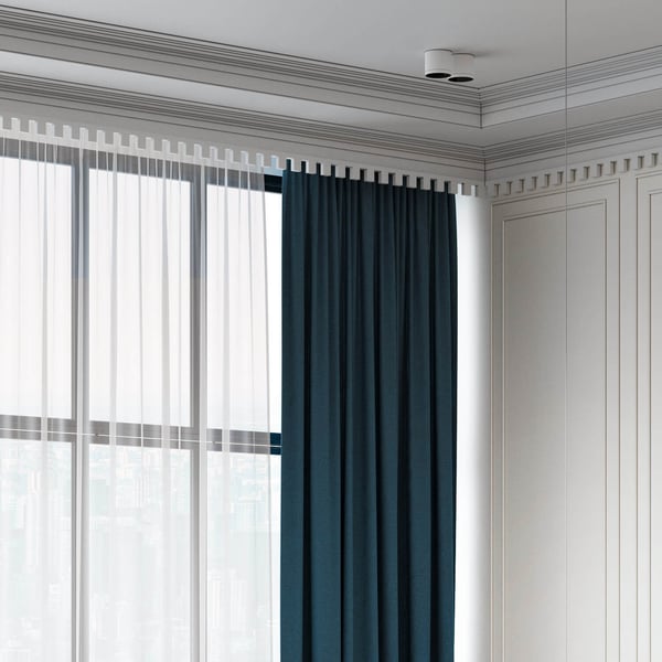 Hörnlist Profhome 650802 Taklist Stucklist Dekorlist modern vit 2 m