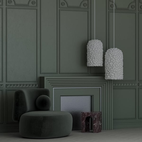 Vägglist Profhome 651810 Frislist Stucklist Dekorlist modern vit 2 m