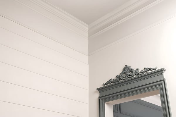Sokkelilista Orac Decor SX207F SQUARE Jalkalista 3d seinäpaneeli Taipuisa lista Monitoimilista Stukkolista Seinälista Koristelista valkoinen 2 m