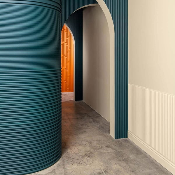3d seinäpaneeli Orac Decor W214 HILL BEAD XL Seinäpanelointi Akustiikkapaneeli Friisilista Peitelista Stukkolista Koristelista valkoinen 2 m