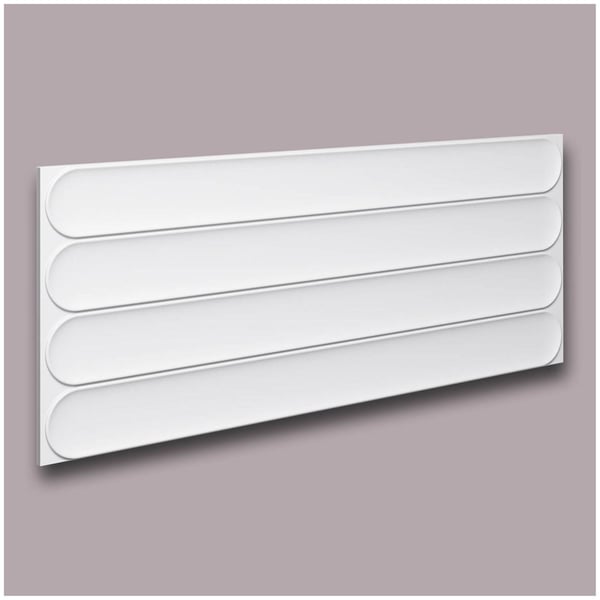 3D väggpanel NMC ARC S ARSTYL Noel Marquet Väggpanelering Akustikpanel Dekorelement modern vit 0,361 m2