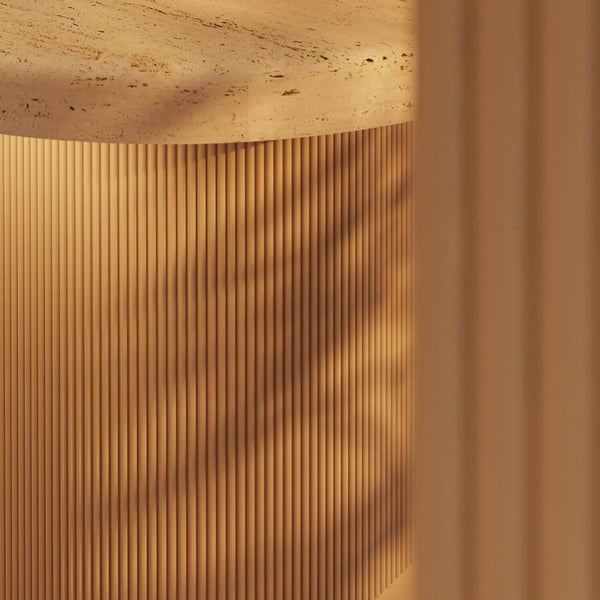 3D väggpanel NMC CANELÉ S FLEX ARSTYL Noel Marquet Väggpanelering Akustikpanel Flexibel list Vägglist Stucklist Dekorlist modern vit 2 m