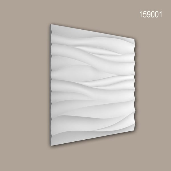 Profhome 159001-box 1 låda innehåller 4 paneler 3D väggpanel Väggpanelering modern | 1,44 m2
