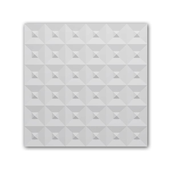 Profhome 159817-box 1 låda innehåller 6 paneler 3D väggpanel Väggpanelering Art déco | 1,5 m2