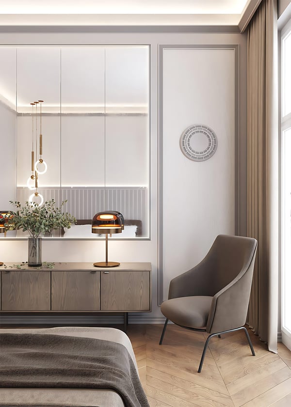 Profhome 651702-box 1 laatikko kanssa 30 listat Peitelista Friisilista modernissa tyylissä | 60 m