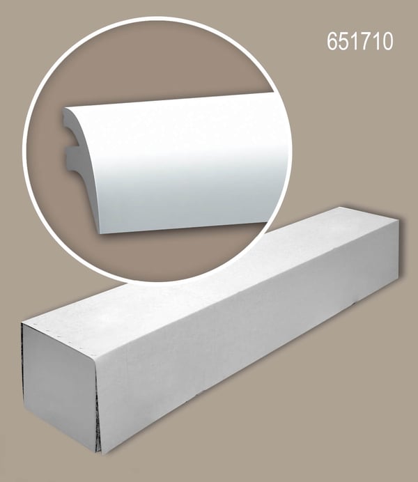 Profhome 651710-box 1 laatikko kanssa 12 listat Peitelista Friisilista modernissa tyylissä | 24 m
