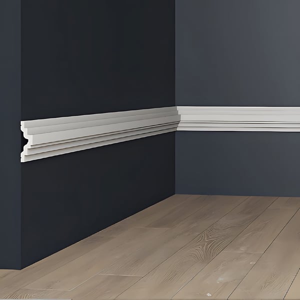 Profhome 651802-box 1 laatikko kanssa 24 listat Peitelista Friisilista modernissa tyylissä | 48 m